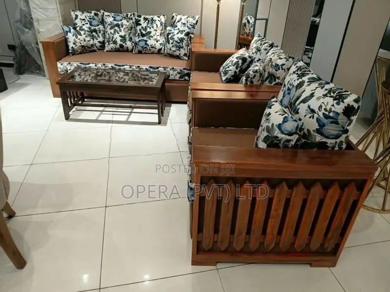 Wooden Sofa Set
