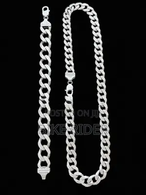 Silver 925 Chain With Bracelet