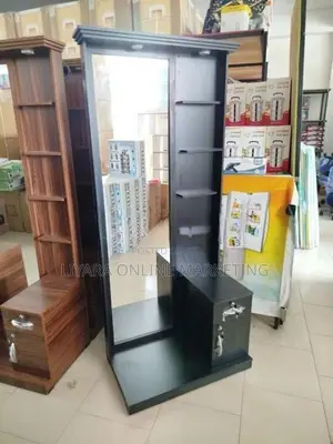 New Melamine Full Mirror Dressing Table