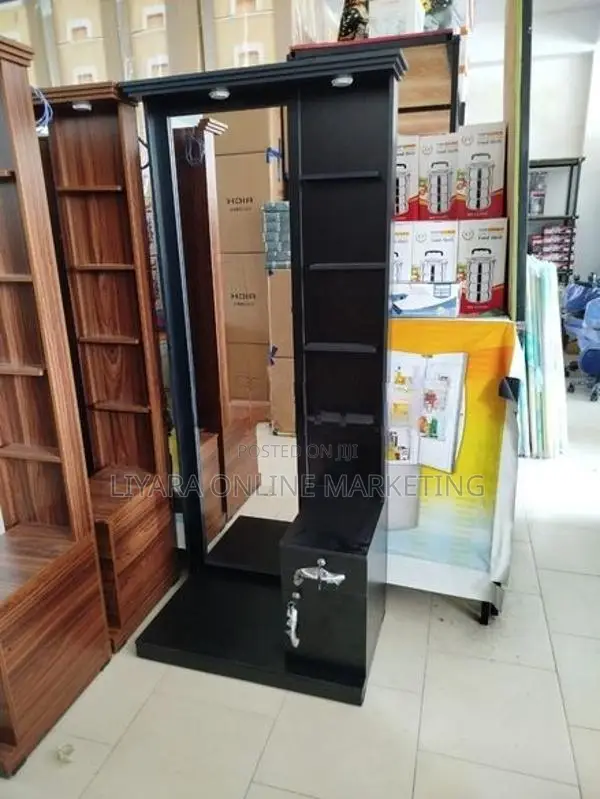 New Melamine Full Mirror Dressing Table