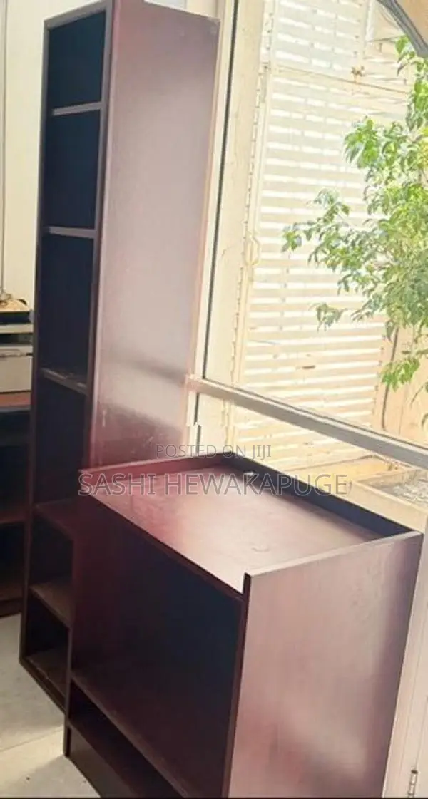 Damro Shelves With Open Cabinet