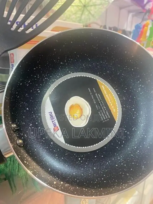 Mitsu Marble Coated Non-Stick Fry Pan