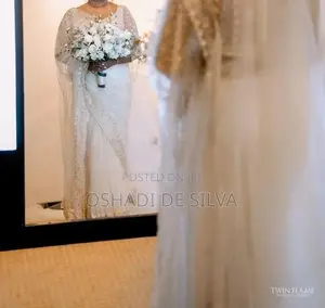 Elegant White Bridal Saree – Worn Once