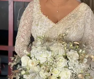 Elegant White Bridal Saree – Worn Once