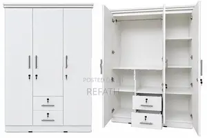 White 3 Door Cupboard