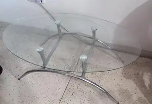 Oval Glass Coffee Table