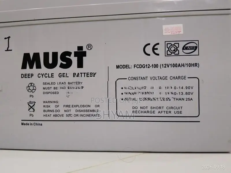 Solar Battery 12V 100Ah (Used)