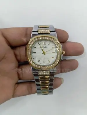 Belbi Silver and Gold Hand Watch