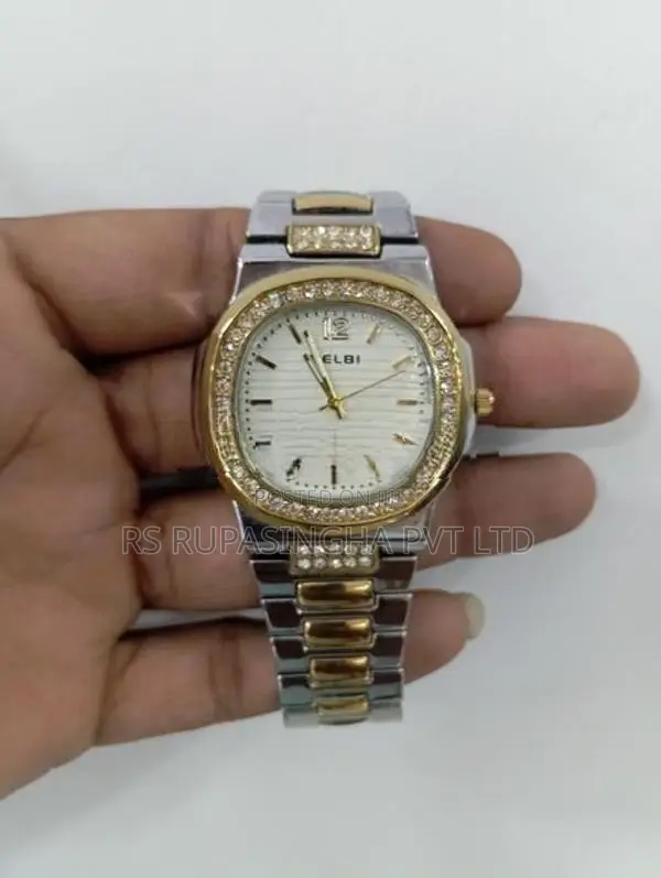 Belbi Silver and Gold Hand Watch
