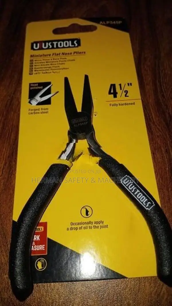 UYUSTOOLS 4.5-Inch Miniature Flat Nose Pliers – HERMAN HT 1353
