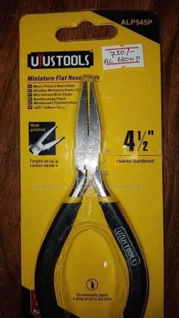 UYUSTOOLS 4.5-Inch Miniature Flat Nose Pliers – HERMAN HT 1353