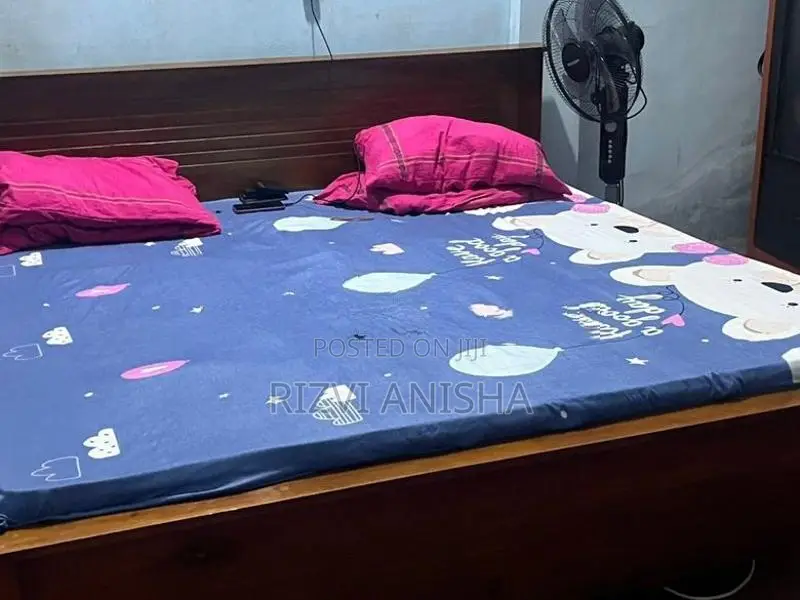 Teak Box Bed with Piyestra Mattress