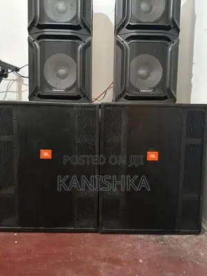 JBL 18” Bass Bin Set with Amp