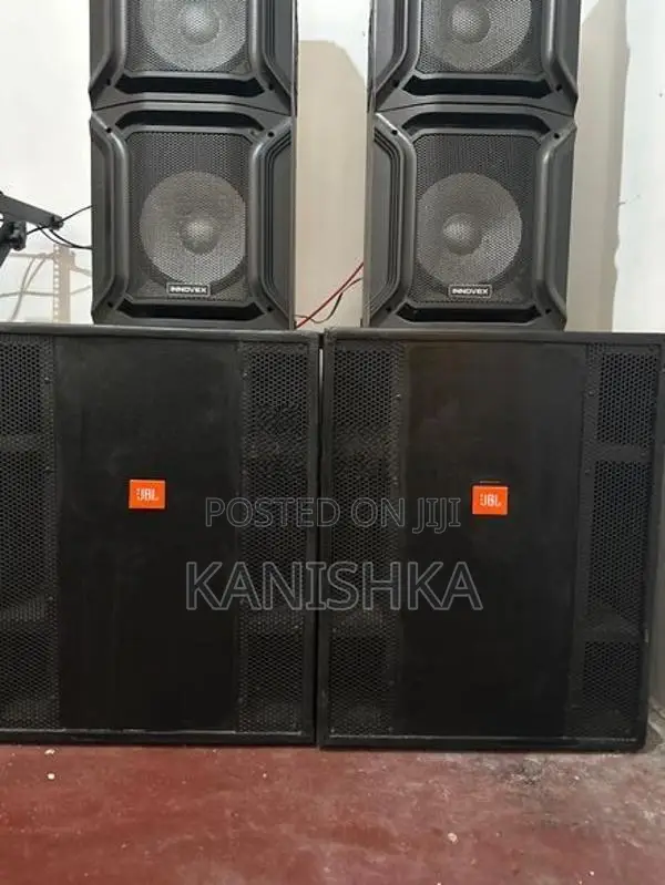 JBL 18” Bass Bin Set with Amp