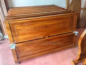 New 6*5 Ft 72*60 Teak Triple Queen Box Bed