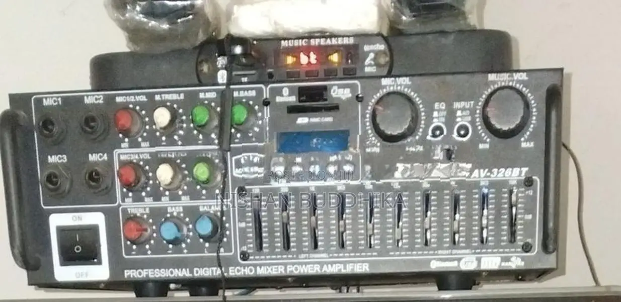 Power Amplifier with Audio Mixer