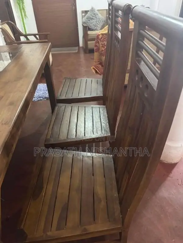 Teak Dining Table with Chairs