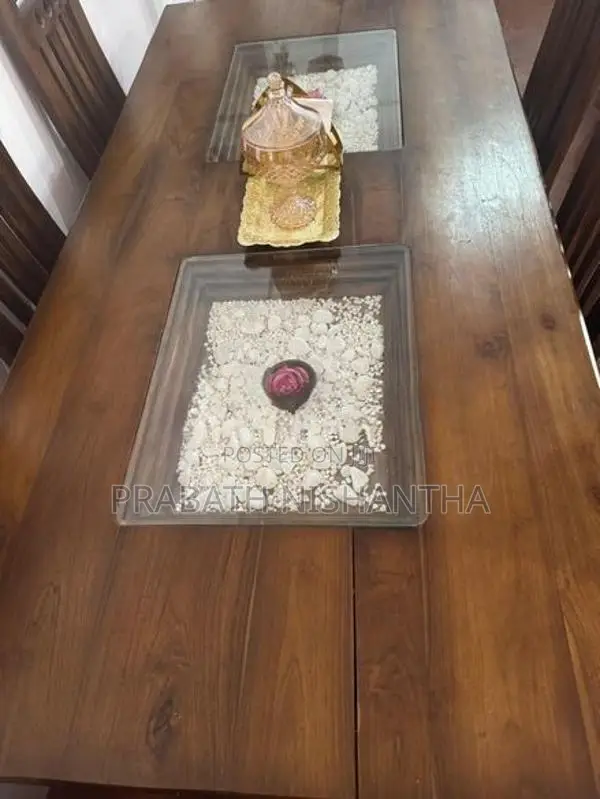 Teak Dining Table with Chairs