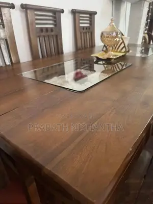 Teak Dining Table with Chairs