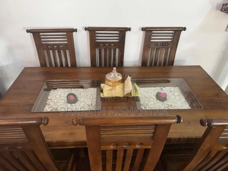 Teak Dining Table with Chairs