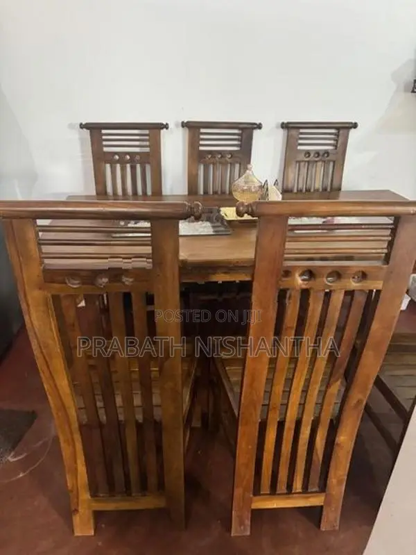 Teak Dining Table with Chairs