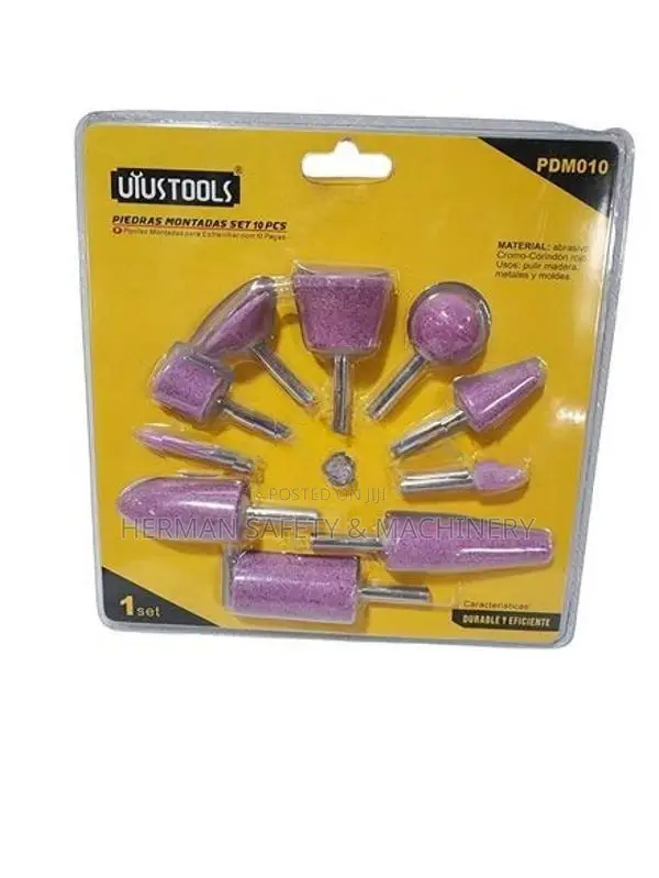 UYUSTOOLS 10-Piece Mounted Grinding Stone Set – HERMAN HT 1365