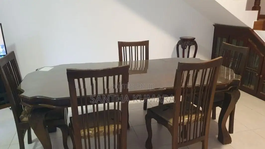 Arpico Teak Dining Table with 5 Chairs