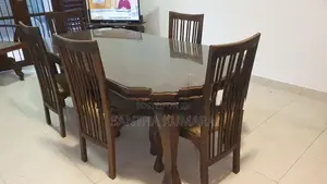 Arpico Teak Dining Table with 5 Chairs