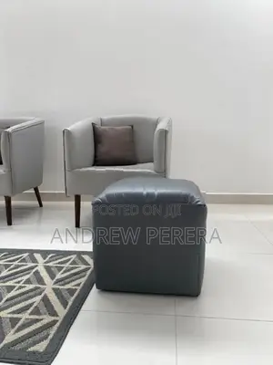 Tekla 3-Piece Lounge Set – 2 Chairs Ottoman