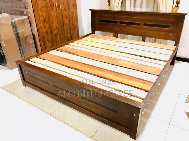 New 6*6 Teak King Box Bed