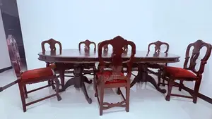 Valuable Solid Teak Dining Table with Chairs