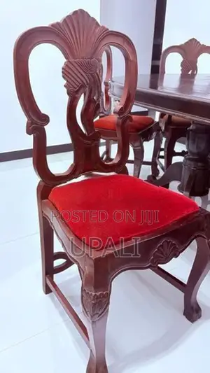 Valuable Solid Teak Dining Table with Chairs