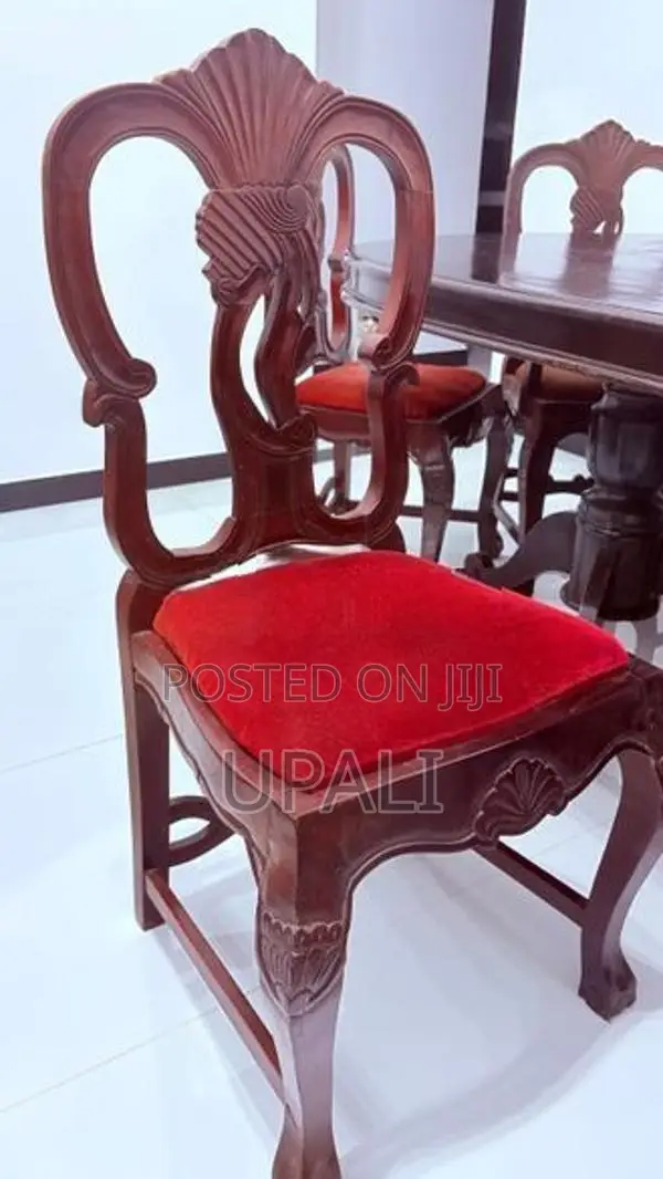 Valuable Solid Teak Dining Table with Chairs