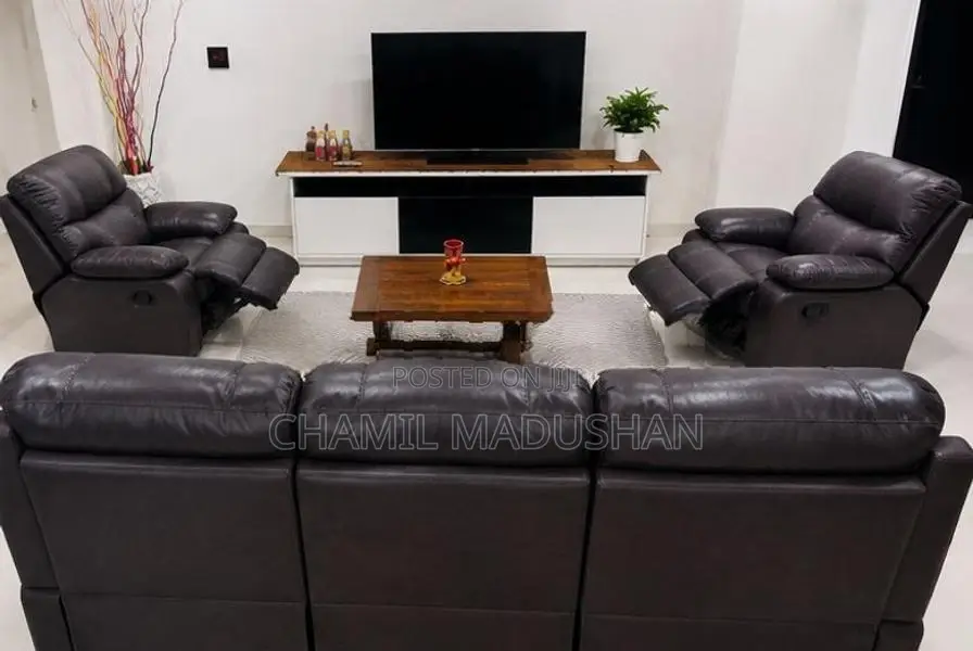 Damro Reclining Leather Sofa