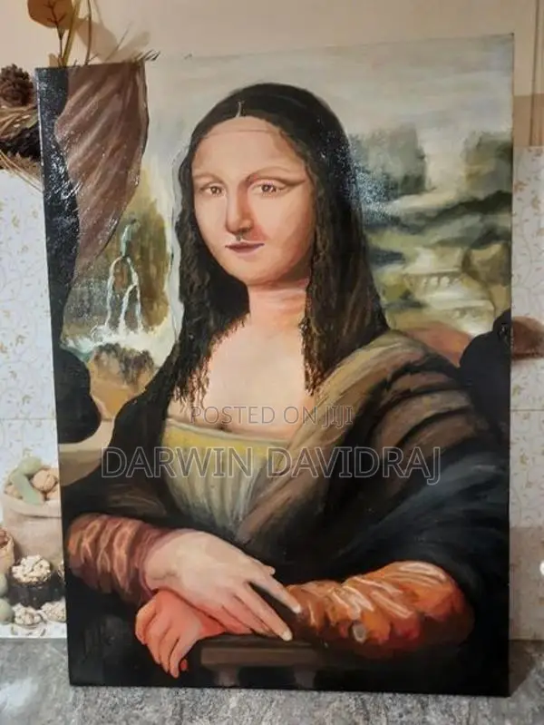 Hand Painted Monalisa