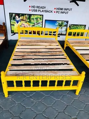 New 6*4 Ft Wooden Double Bed