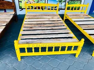 New 6*4 Ft Wooden Double Bed