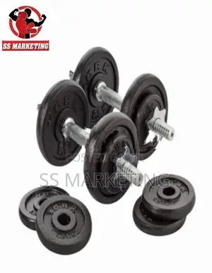 Brand New Dumbbell 50Kg Barbell Set Weight Plate