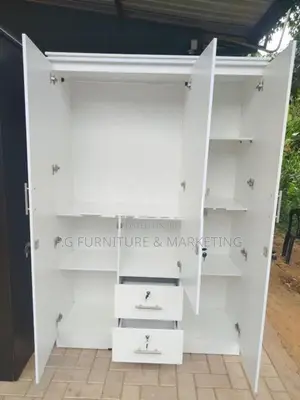Modern Melamine 3 Drawer Wardrobes