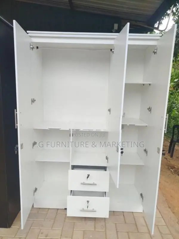 Modern Melamine 3 Drawer Wardrobes