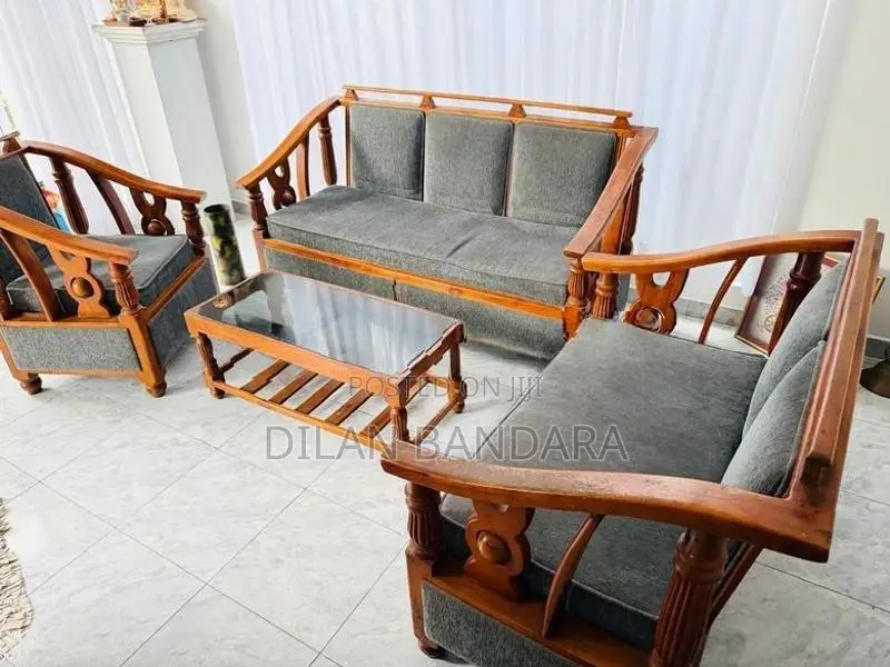 Wooden Sofa Set
