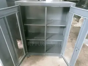 Steel Glass Office Cupboard 4 by 3