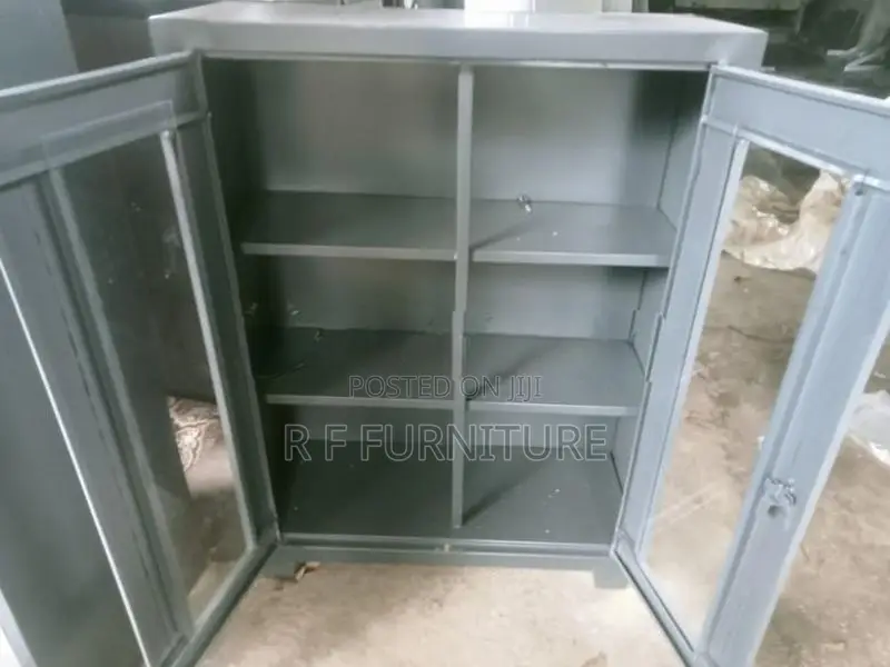 Steel Glass Office Cupboard 4 by 3