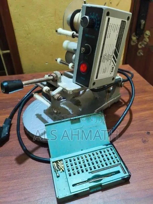 Manual Date Price Printing Machine