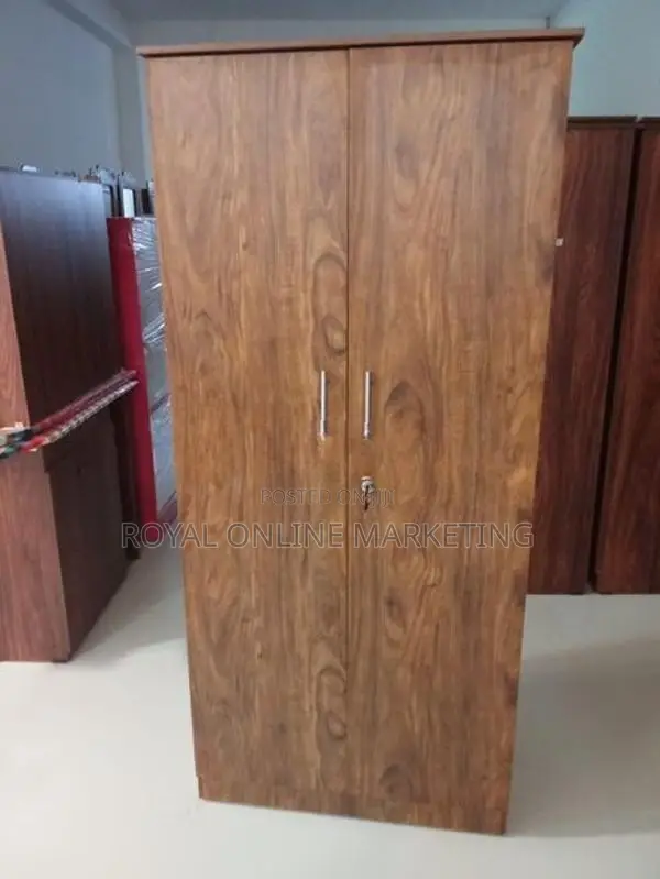 2 Door Melamine Wardrobe (K-39)