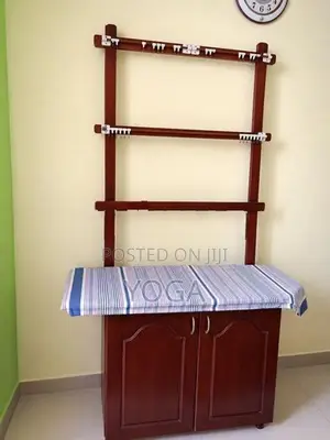 Iron Board With Cupboard Hanging Stand