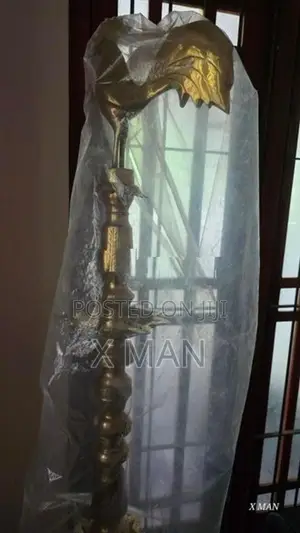 Antique Brass Oil Lamp