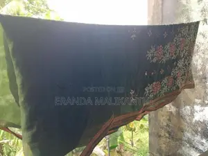 Bottle Green Full Cotton Saree
