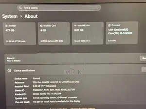 MSI Thin 15 RTX 2050