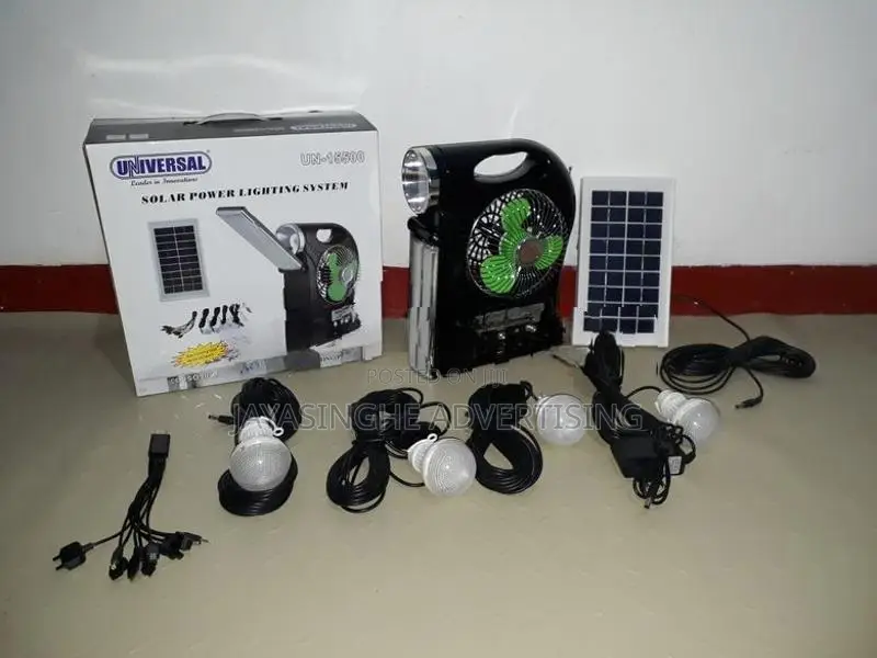 Solar Power System with Light